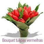 Bouquet tulipas vermelhas